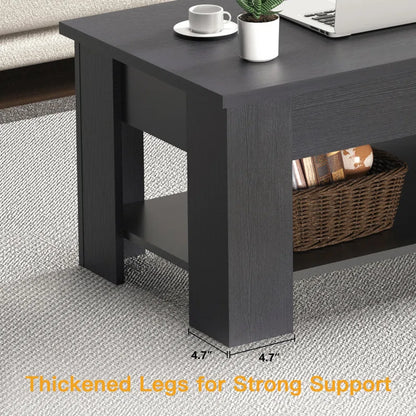 Sparta Lift Top Extendable Coffee Table with Storage